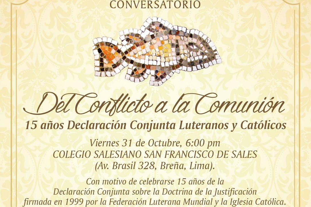 Reformationstag in Peru: 15. Jahrestag der Unterzeichnung der Gemeinsamen Erklärung zur Rechtfertigungslehre und Dialog über „Vom Konflikt zur Gemeinschaft“. Foto: ILEP