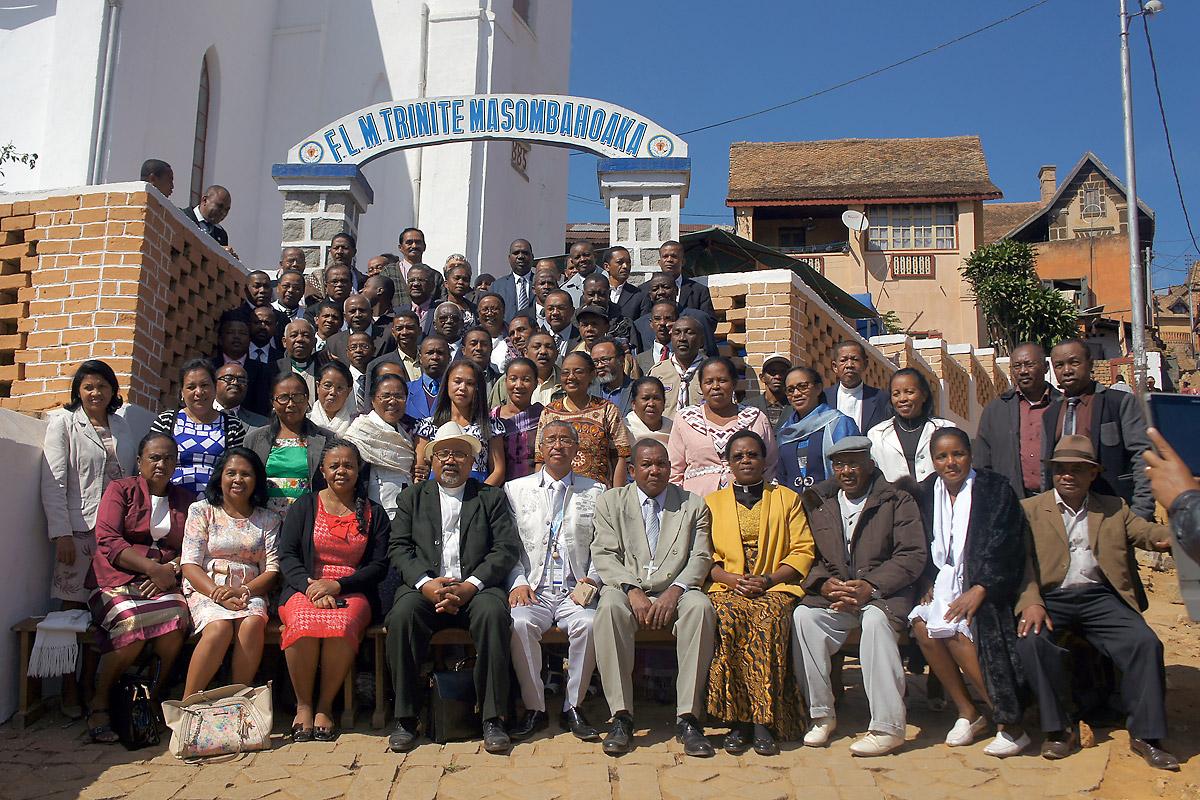 âThe righteous shall live by faithâ is the theme of the 150th anniversary celebrations of the Malagasy Lutheran Church, inaugurated at the Masombahoaka Lutheran parish in Fianaratsoa. Photo: MLC