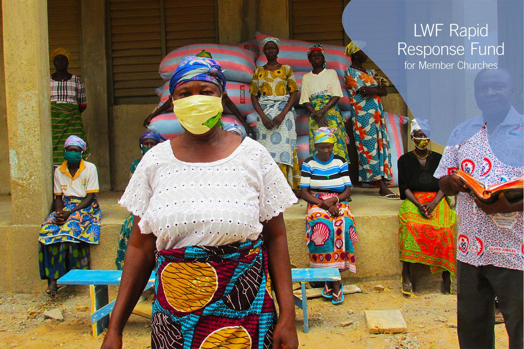 Martha Abugri, Mitglied der Grace Lutheran Church in Narango in der Upper East Region, gehört zu den dreizehn Witwen, die Hilfen erhielten. Foto: ELCG/Prosper Atiiga