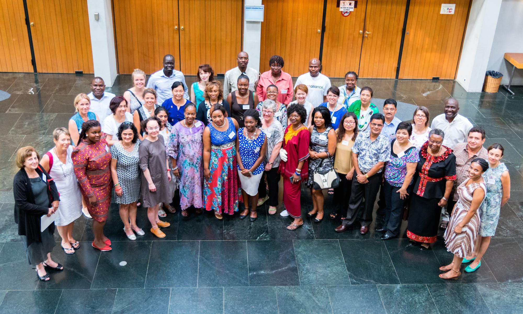 Women's advocacy meeting participants on the opening day. Photo: WCC/Albin Hillert