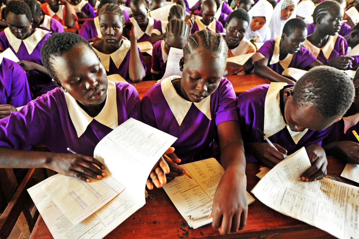 ALP students at Bahr El Naam Girls Primary school in Kakuma refugee camp, Kenya. Photo: LWF/ C.KÃ¤stner