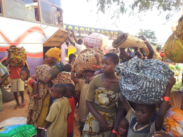 Thousands of people have been displaced by the Burundi crisis. These people fled to safety in Tanzania. Photo: LWF