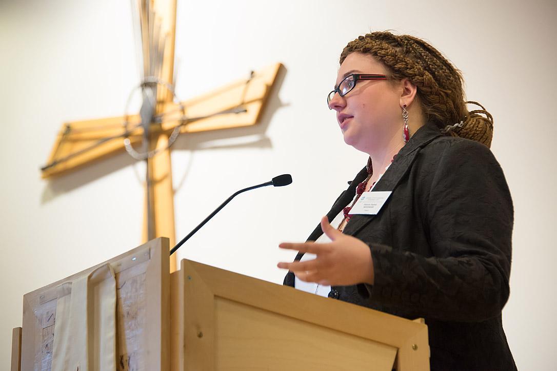 Patricia Sophie BÃ¶ckmann during the Trondheim Church Leadership Consultation, Norway. Photo: LWF/Ryan Rodrick Beiler
