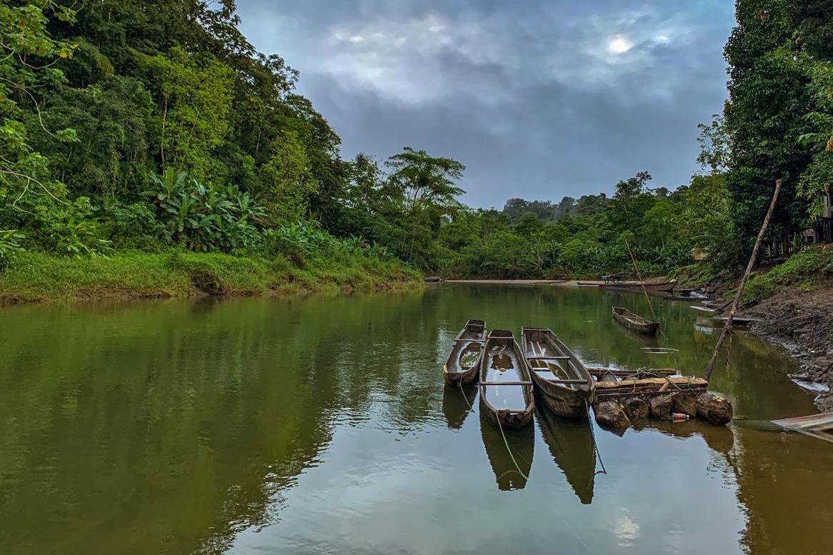 Boote der Gemeinschaft Pogue in Bojayá (Chocó). Foto: LWF/G. Moreno