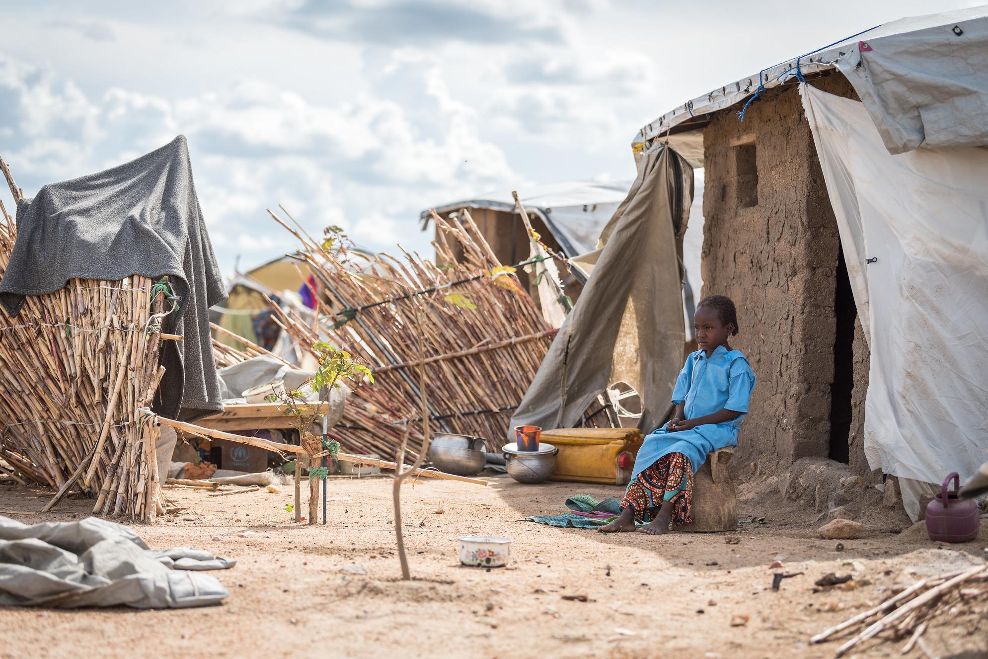 Das Camp Minawao für Flüchtlinge aus Nigeria, Nordkamerun. Die Menschen, die hier leben, sind durch den Terror von Boko Haram aus ihren Ländern vertrieben worden. Foto: LWB/A. Hillert