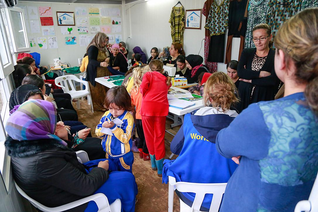 Frauenzentrum im Flüchtlingslager Davudiya (Nordirak). Foto: LWB/Seivan Salim