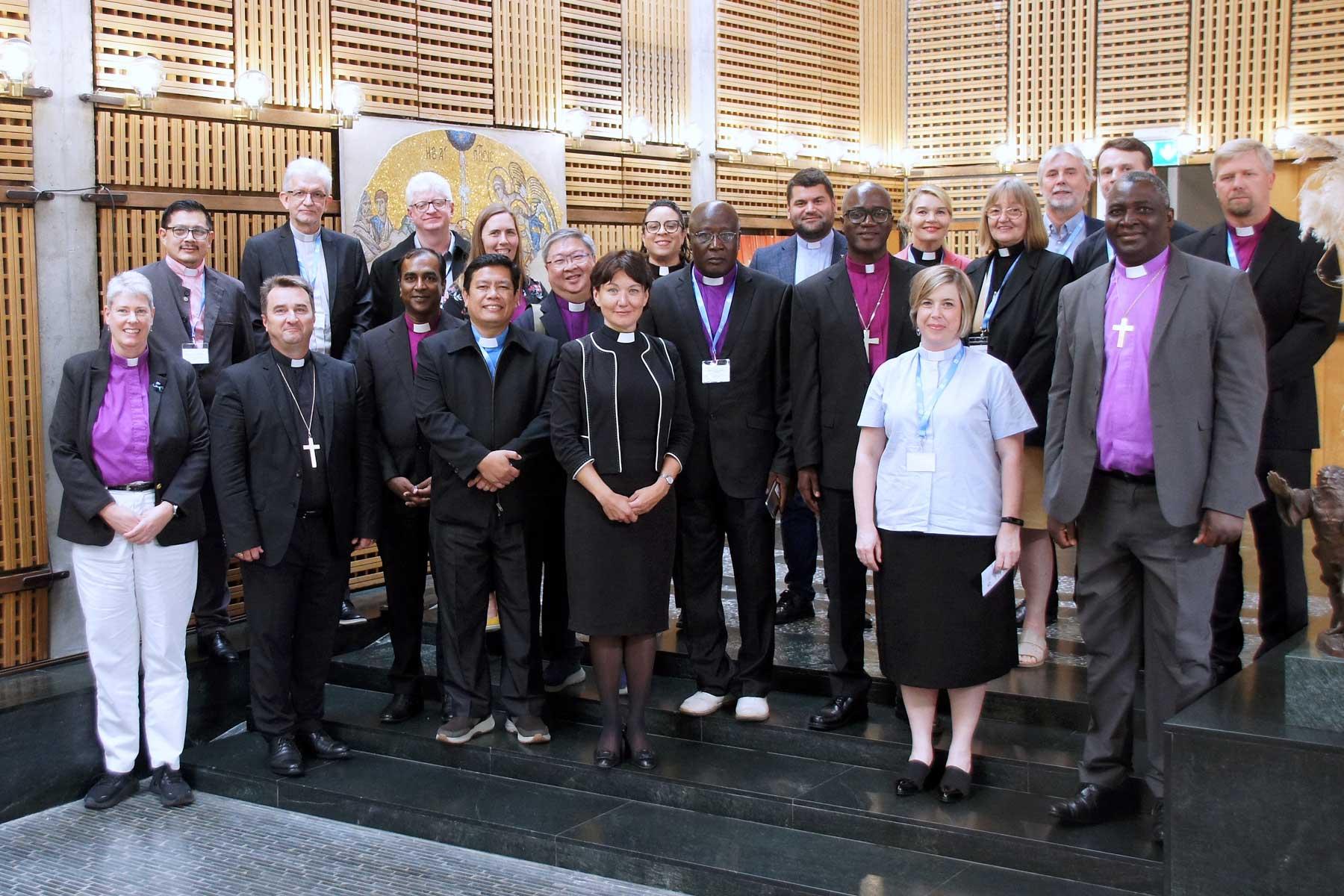 Participants of the RoNEL 2022 in the chapel of the Ecumenical Center in Geneva