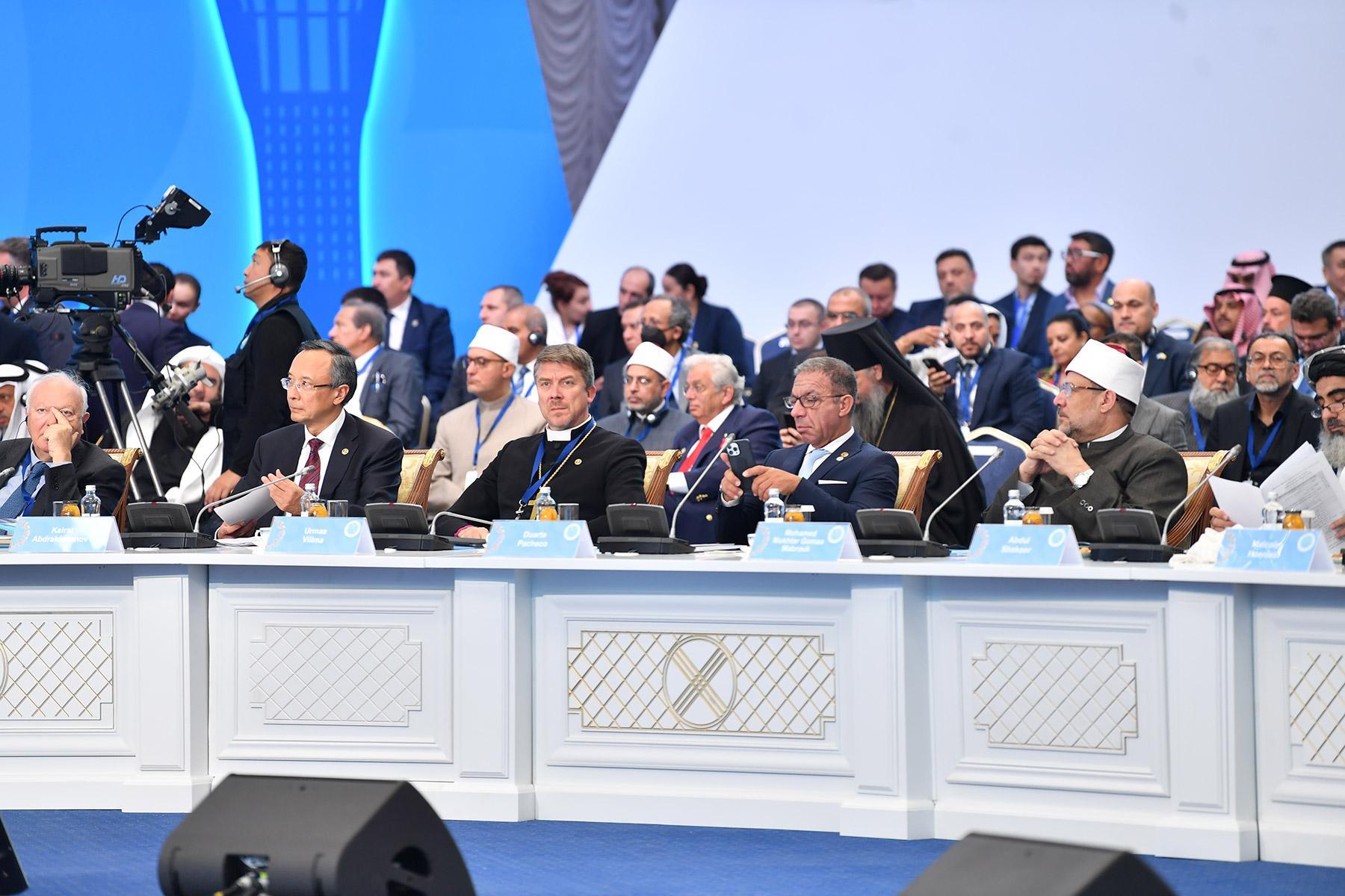 LWF Vice-President Viilma represented the LWF at the 7th congress of world and traditional religious leaders in Kazakhstan.