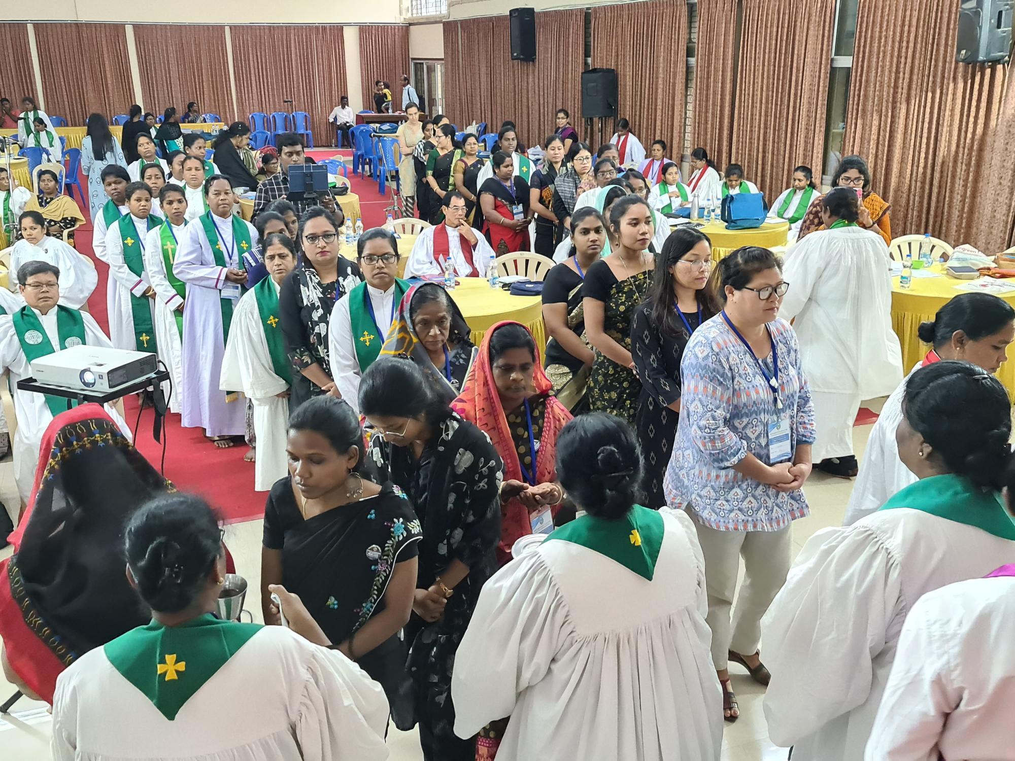 Feierlichkeiten zur 30 Jahren Frauenordination Vereinigten Evangelisch-Lutherischen Kirchen in Indien (UELCI). Foto: LWB/P. Lok