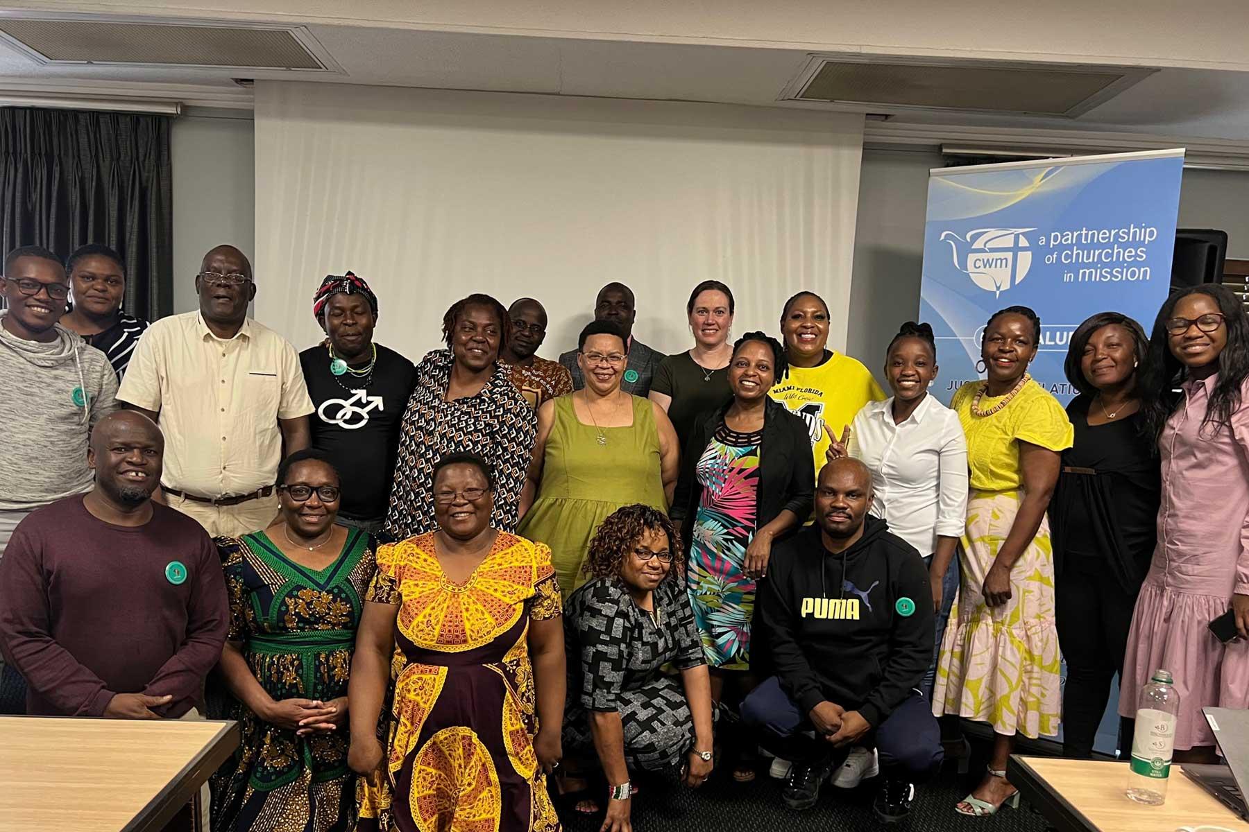 Participantes en una mesa redonda del Consejo para la Misión Mundial sobre la violencia de género que culminó en el diálogo organizado conjuntamente con la FLM y el CMI. Fotografía: CWM/Damon Mkandawire