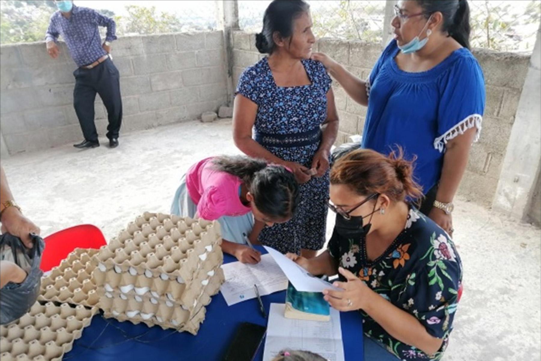 Angesichts der anhaltenden wirtschaftlichen Auswirkungen der COVID-19-Pandemie versorgt die Christlich-Lutherische Kirche Honduras einkommensschwache Familien mit Lebensmitteln und unterstützt kleine Unternehmen. Foto: ICLH