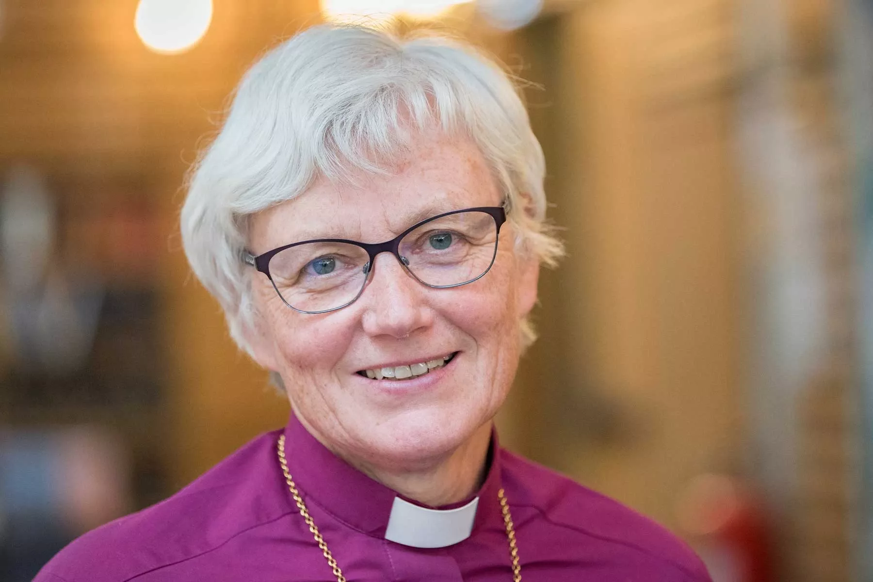 Outgoing Church of Sweden Archbishop Antje Jackelén who stepped down from her leadership role on 30 October. Photo: LWF/Albin Hillert