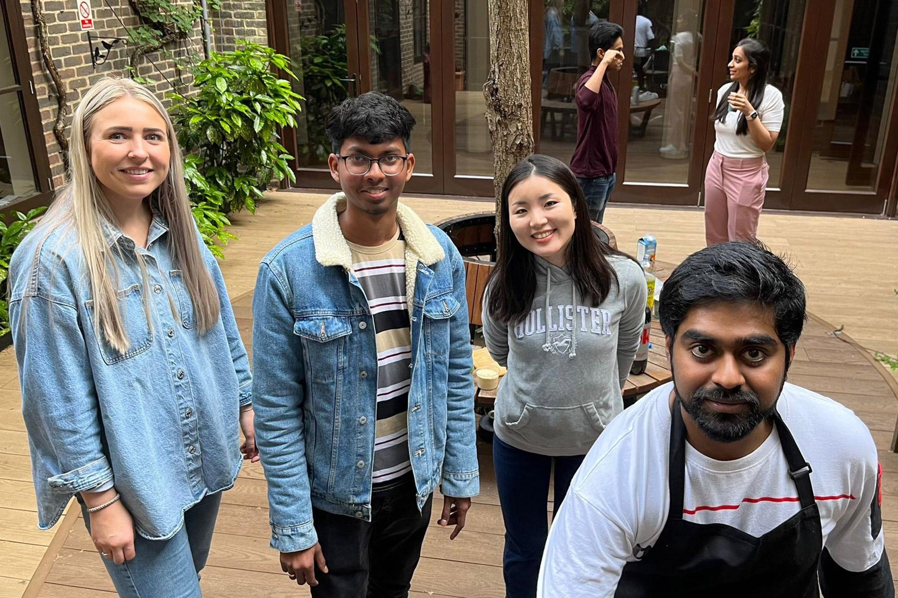 Some members of the International Lutheran Student Community in London. Coordinated through the Council of Lutheran Churches in Great Britain, the group fosters a sense of belonging among international students attending various universities and colleges in the city.  Photo:  Ashwin Joy 