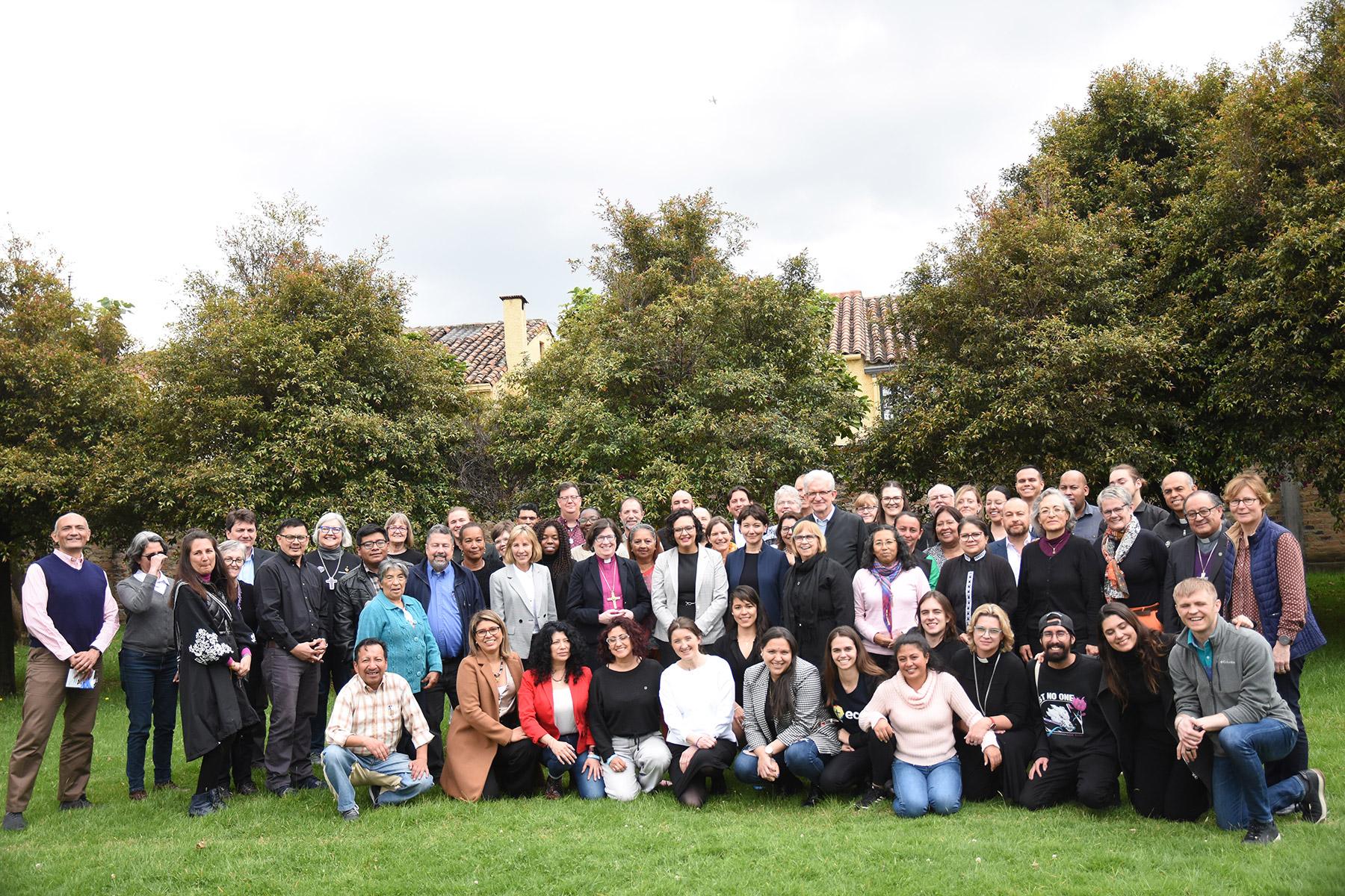 Participants of the Pre-Assembly of the Americas gathering in Bogotá, Colombia, in April 2023. Photo: LWF/Eugenio Albrecht
