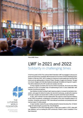 LWF in 2021 and 2022 – Solidarity in challenging times
