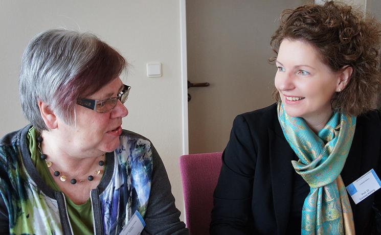 Participants in the Eisenach consultation included (left) Dr Jutta Hausmann from Hungary, and Dr Corinna Körting from Germany © LWF/I. Benesch
