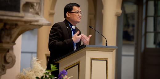 LWF Council member Bishop Aaron Chuan Ching Yap says the international Lutheran-Catholic dialogue provides impetus for Malaysiaâs Christians to move forward and embrace each other in a spirit of reconciliation. Photo: LWF