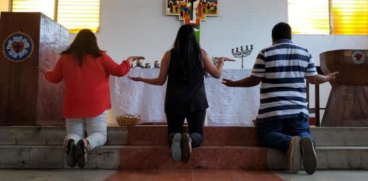 The Nicaraguan Lutheran Church of Faith and Hope began an initiative to pray for 40 days for 40 churches via video messages. Photo: David ABDALAH (ILFE)