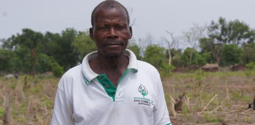 Daniel Deba, president of the Dosseye seed production cooperative. Photo: LWF/ C. KÃ¤stner