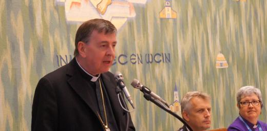 PCPCU President Kurt Cardinal Koch reflects on âFrom Conflict to Communion.â Â© LWF/S. Gallay