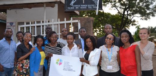 Participants of the Global Young Reformers Network meeting in Moshi, Tanzania. Photo: LWF/Nengida L. Johanes