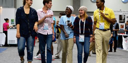 LWF Youth Delegates at the International Aids Conference 2012 in Washington, USA. Â© Paul Jeffrey/EAA