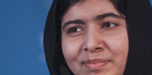 Malala Yousafzai. Photo: <a href=