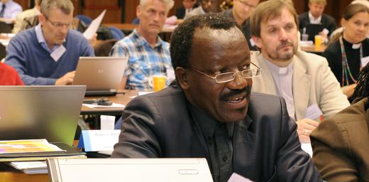 Bishop Dr Ndanganeni P. Phaswana at Council 2011. Photo: LWF/H.Putsman Penet