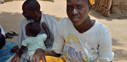 Life is difficult following the lack of harvest this year, says Mari, 21, who lives with her husband and daughter in Fangad village in southwest Senegal. Â© LWF/Thomas Ekelund