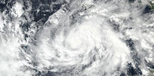 Tropical Storm Eta on November 1, 2020. Photo: NASA (public domain) 