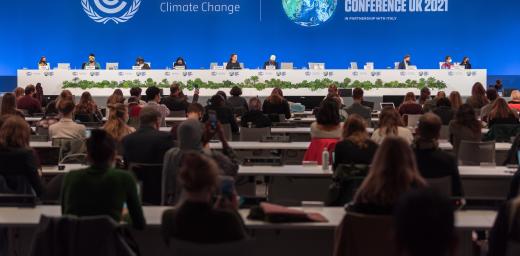 Glasgow hosted the UN climate conference COP26, where world leaders gathered to negotiate a response to the ongoing climate crisis and emergency. Photo: LWF/Albin Hillert 