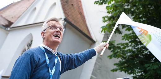 LWF General Secretary Martin Junge invites churches to uphold the three LWF commitments for the Reformation anniversary.  Photo: LWF