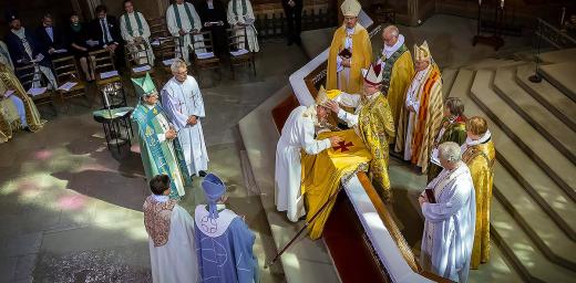 The installation of Archbishop Tapio Luoma in Turku cathedral, Finland. Photo: Timo Jakonen