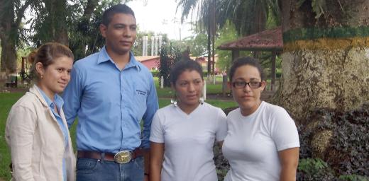 A group of participants in the LWF-run PACOS course. Photo: LWF Central America/M. Salinas