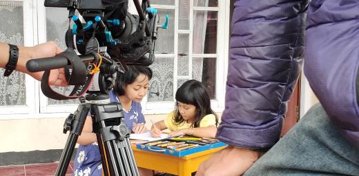 A scene from the short film âPlace among the starsâ produced by the LWF National Committee in Indonesia and local partner Jakatarub. Photo: KNLWF-Jakatarub/Yunita Tan