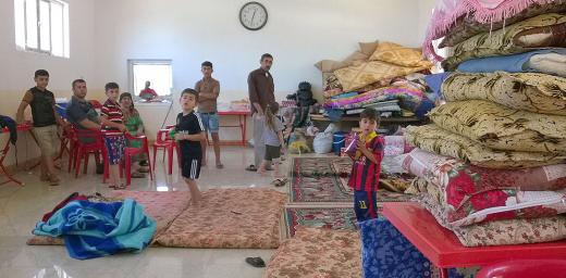 Churches in Babilo, Duhok, are serving as a place of refuge for people fleeing the fighting in northern Iraq. The LWF is partnering with Christian Aid Program in Northern Iraq to assist. Photo: ACT/Anne Alling