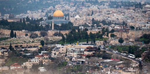 View of the Jerusalem Old City from the Mount of Olives. Photo: LWF/Albin Hillert