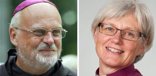 Anders Arborelius, Bishop of the Catholic Diocese of Stockholm (left) and Antje JackelÃ©n, Archbishop of the Church of Sweden (Lutheran). Photos: Catholic Diocese of Stockholm / LWF/H. Putsman
