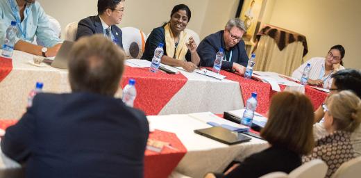 Participants at the October 2019 consultation in Addis Ababa on the theme âWe believe in the Holy Spirit: global perspectives on Lutheran identityâ. Photo: LWF/A.Hillert