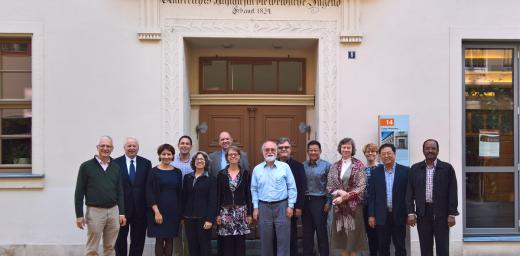 Members of the Lutherans and Pentecostals Dialogue Commission, in Wittenberg, Germany. Photo: LWF/K. Hintikka