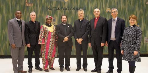 LWF and ILC representatives at the January 2015 meeting in Geneva. Photo: LWF/S. Gallay