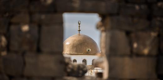 Mosque in Umm el Jimal, Jordan. Photo: LWF/Albin Hillert