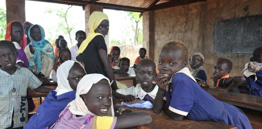 A classroom in Maban. More than 55,000 students have been affected by the emergency and need support. Photo: LWF/ C. KÃ¤stner