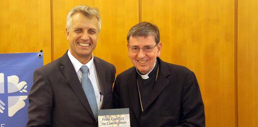 Rev. Martin Junge (left) and Cardinal Koch. Photo: LWF/S. Gallay