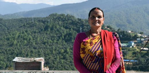 Ms Kausilya Damai, member of the local government of Nawadurga Rural Municipality in western Nepal. Photo: LWF Nepal