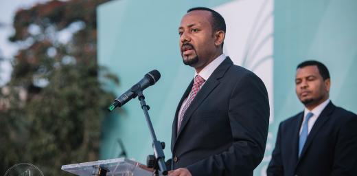 PM Abiy Ahmed at an inauguration event in Addis Ababa. Photo: Office of the Prime Minister â Ethiopia