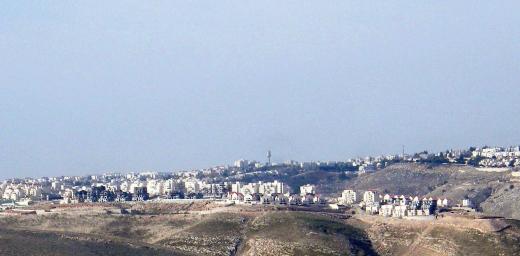 The Maâale Adumim settlement in the West Bank. Photo: Yiftachsam, via Wikimedia Commons.