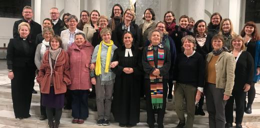 Women leaders from Eastern, Central and Western Europe participated in a Worship Service at Warsawâs Holy Trinity Lutheran church during a regional consultation on âFaith, Gender Justice and Womenâs Human Rightsâ. Photo: LWF/Agnieszka GodfrejÃ³w-TarnagÃ³rska