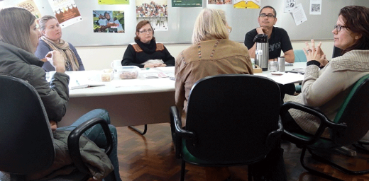Rede de Diaconia members plan actions for 2015 after closing the 2014 year with positive results. Photo: FLD