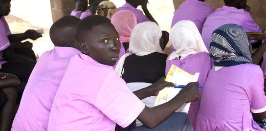 ALP level 3 students in class in Yusuf Batil refugee camp, Maban county, South Sudan. Photo: LWF/C. KÃ¤stner